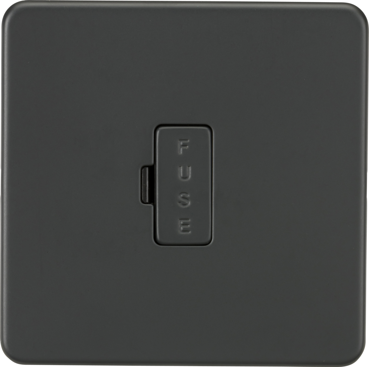 13A Fused Spur Unit - Anthracite with Screwless Design