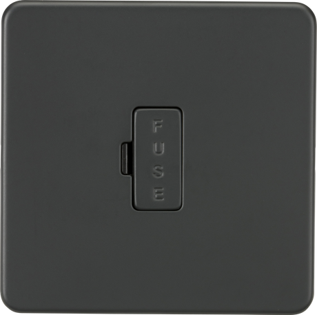13A Fused Spur Unit - Anthracite with Screwless Design