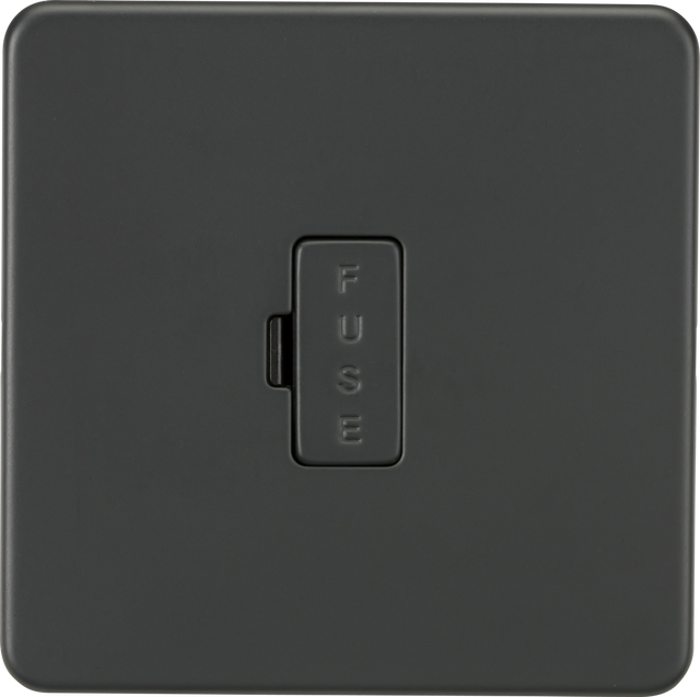 13A Fused Spur Unit - Anthracite with Screwless Design