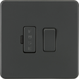 13A Switched Fused Spur Unit - Anthracite - Screwless Design