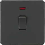 20A 1G DP Switch with Neon - Anthracite