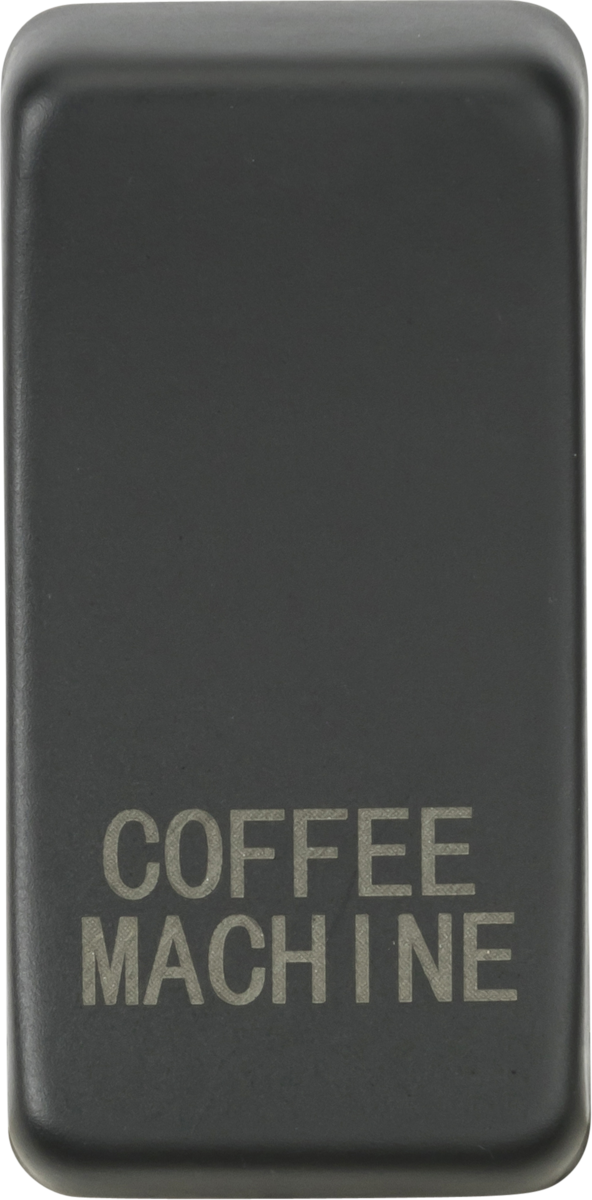 Switch Cover 'Marked COFFEE MACHINE' - Anthracite