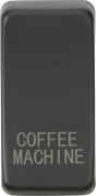 Switch Cover 'Marked COFFEE MACHINE' - Anthracite