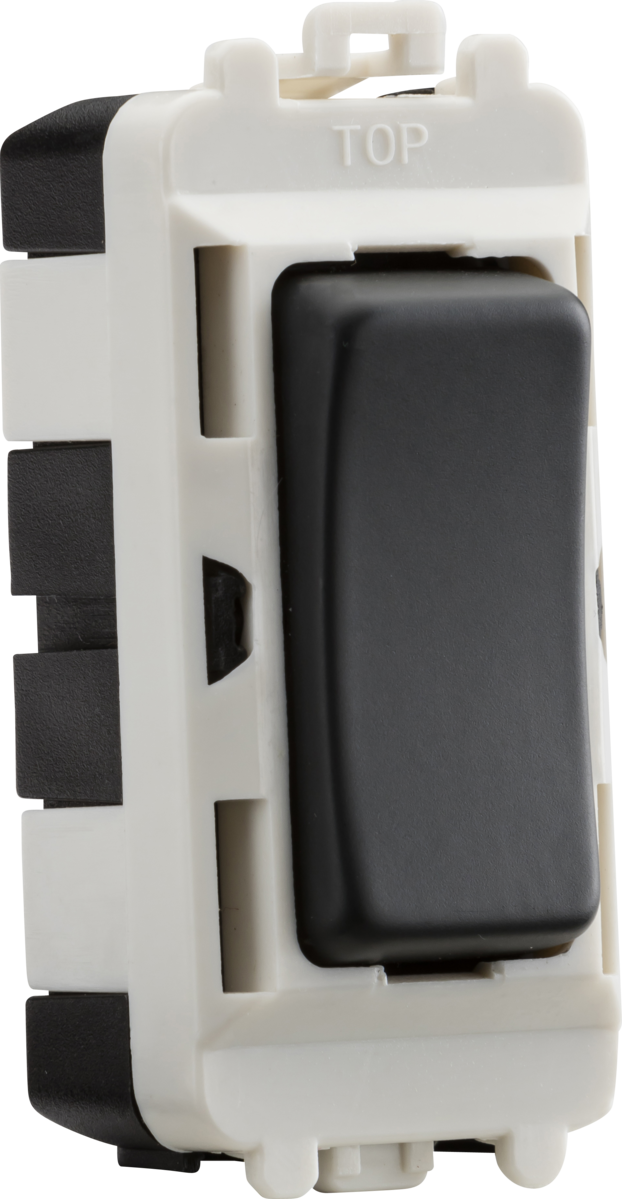 20AX 2 Way SP Module Centre Off - Anthracite
