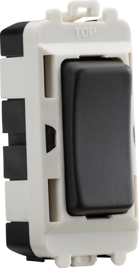 20AX 2 Way SP Module Centre Off - Anthracite