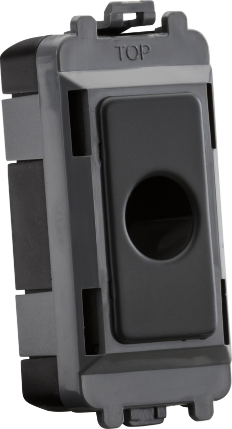 Flex Outlet Module Up To 10mm - Anthracite