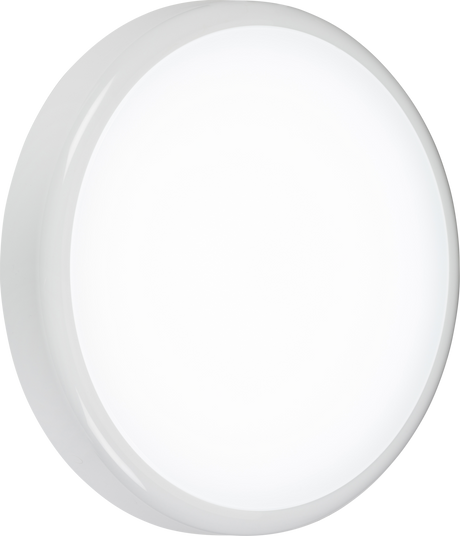 230V IP65 20W CCT Adjustable LED Bulkhead with Emergency and Sensor - White