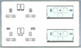 USB A+C Ports in Brushed Chrome Multimedia Plate