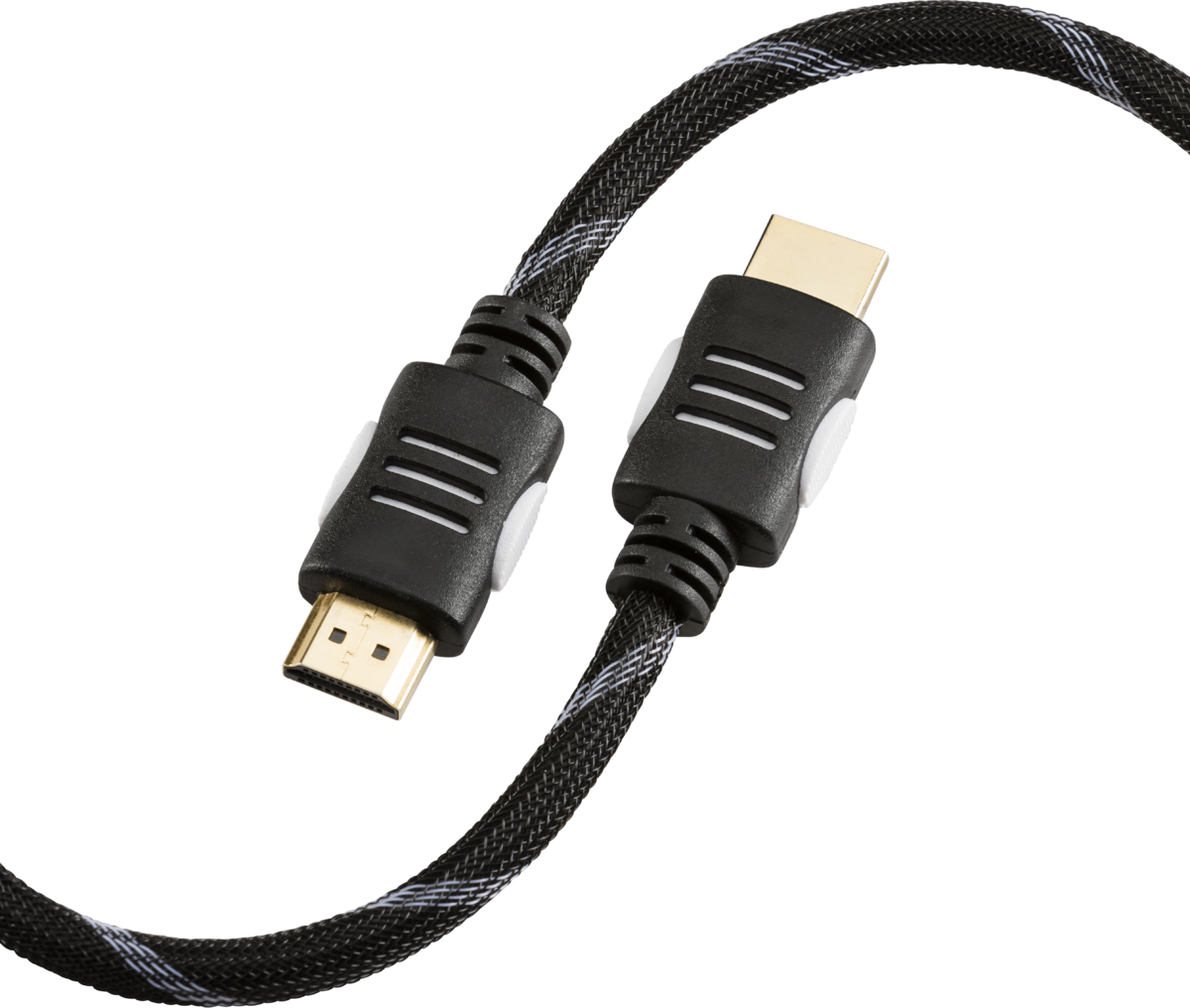 2m 4K High Speed HDMI Cable - Black and Grey, Premium Quality