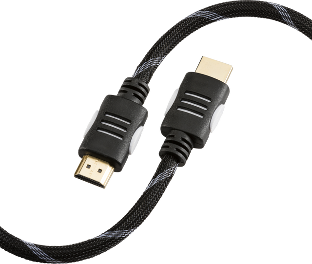 2m 4K High Speed HDMI Cable - Black and Grey, Premium Quality