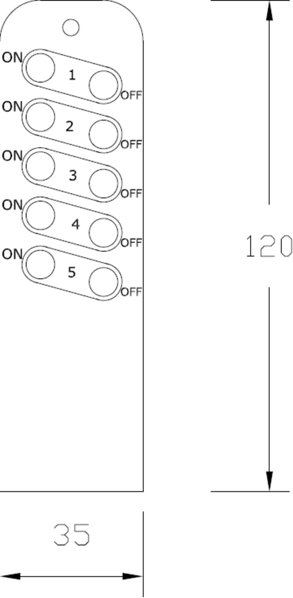 Alternative view of Replacement Remote Control for OP663GBK and OP665GBK