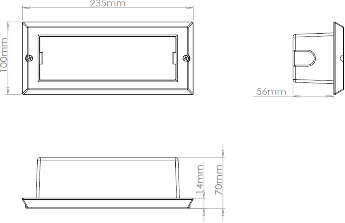 Additional image of BL5 Bricklight Accessory Kit - Grey