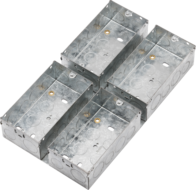 47mm Galvanised Steel Box for Combination Multimedia Plate - GSK298MM