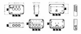 IP66 13A 3G Remote Controlled Switch Box - Side View