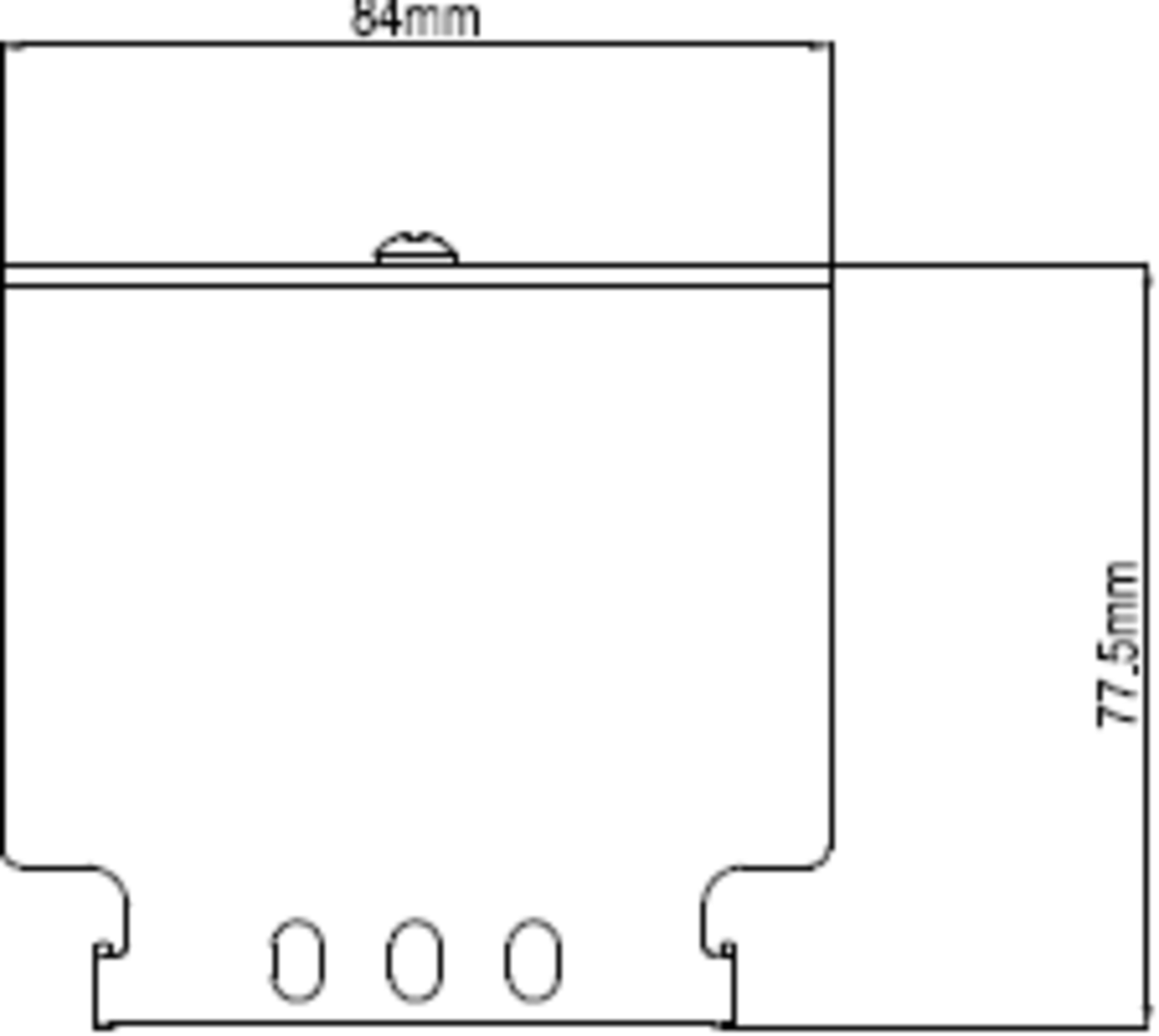 LWB Surface Mount Brackets with White Finish