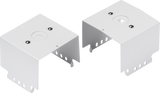 LWB Surface Mount Brackets for Low Bays - White Pressed Steel