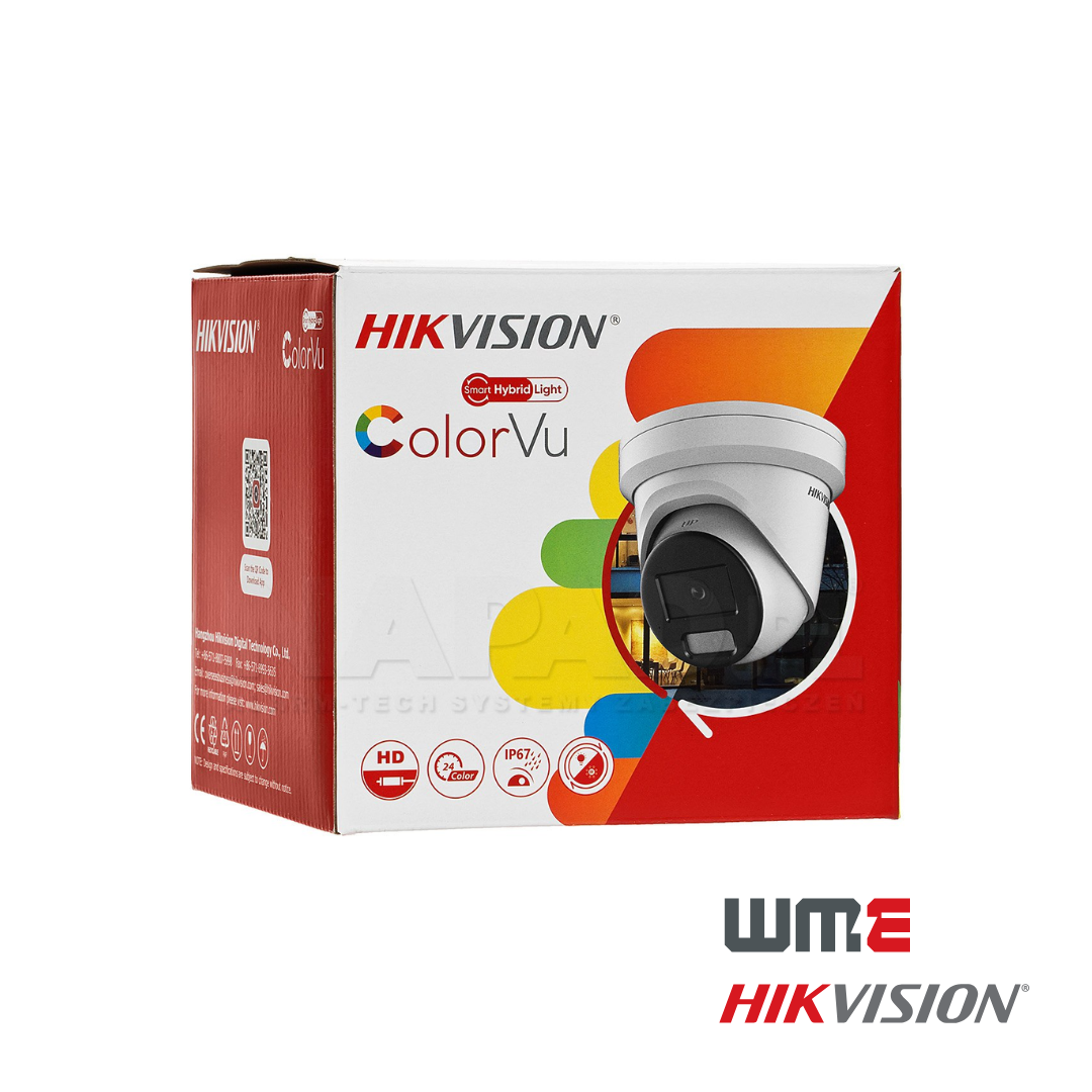 HikVision: DS-2CD2387G2H-LISU/SL(2.8mm)(eF), 8MP Smart Hybrid Light IP Camera, 2.8mm Fixed Lens, White, IP67