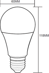 Smart 9W LED RGB and CCT Lamp - Alternative Image