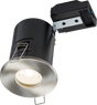 230V IP65 Fixed GU10 Fire-Rated Downlight - Brushed Chrome