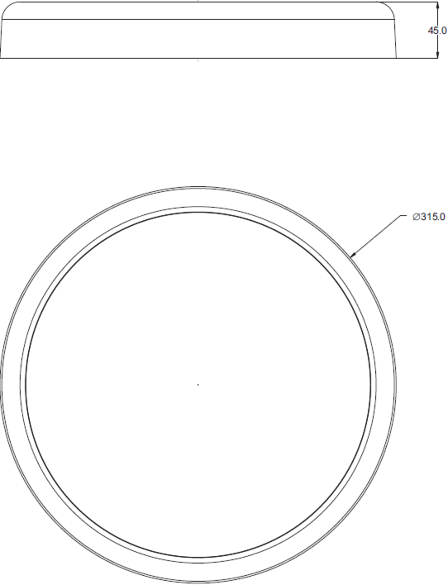 BT14 Bezel Accessory Grey Side View
