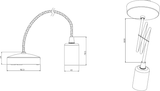 Contemporary Pendant Set - Anthracite - Alternative View