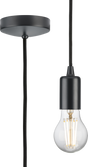 1.8m E27 Contemporary Pendant Set - Anthracite