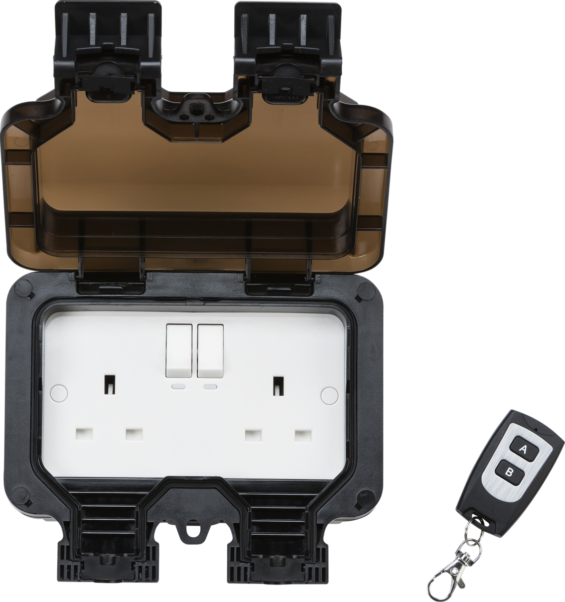 Remote Controlled IP66 13A 2G Outdoor Socket