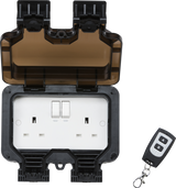 Remote Controlled IP66 13A 2G Outdoor Socket