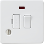 13A Switched Fused Spur with Neon and Flex Outlet - Matt White
