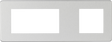 6G Modular Faceplate - Brushed Chrome