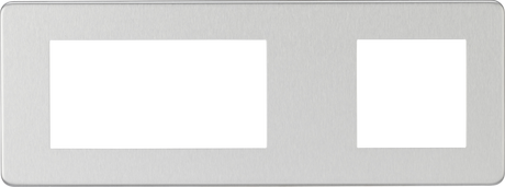 6G Modular Faceplate - Brushed Chrome