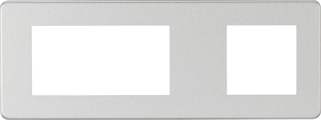 6G Modular Faceplate - Brushed Chrome