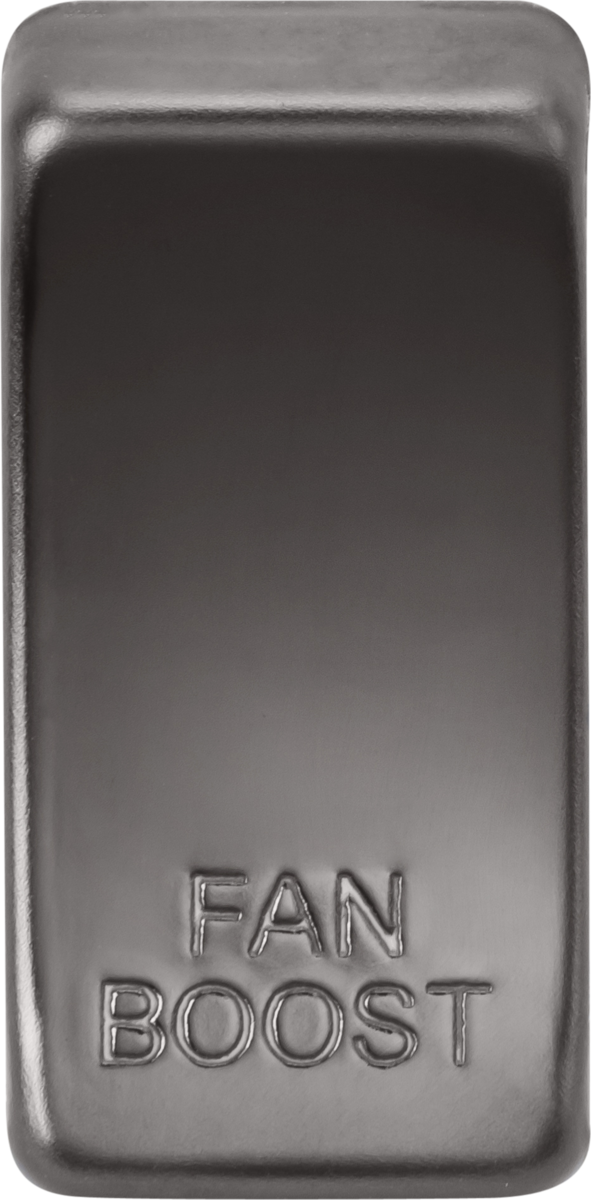 ML Accessories Switch Cover Marked "FAN BOOST" - Black Nickel