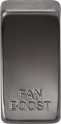 ML Accessories Switch Cover Marked "FAN BOOST" - Black Nickel