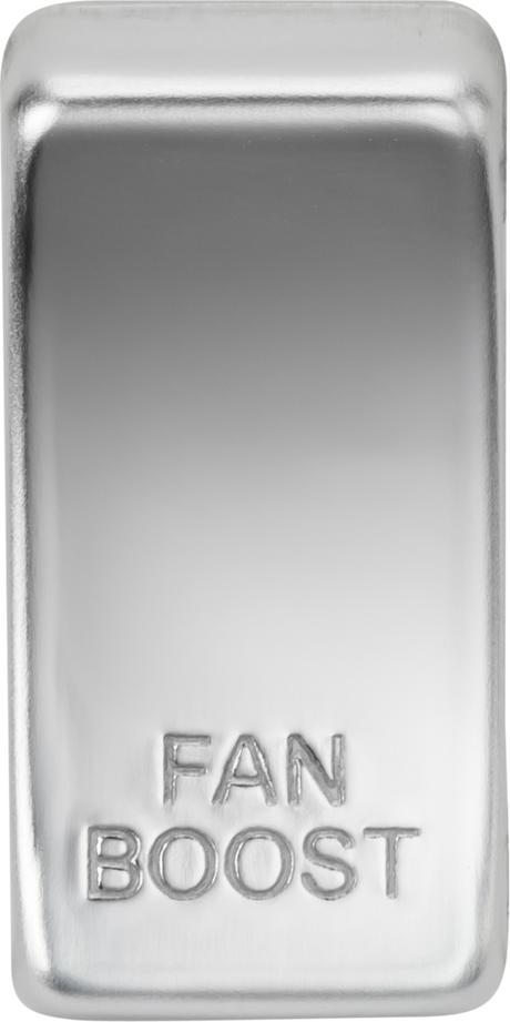 Switch Cover Marked FAN BOOST - Polished Chrome