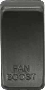 ML Accessories Switch Cover Marked FAN BOOST - Smoked Bronze