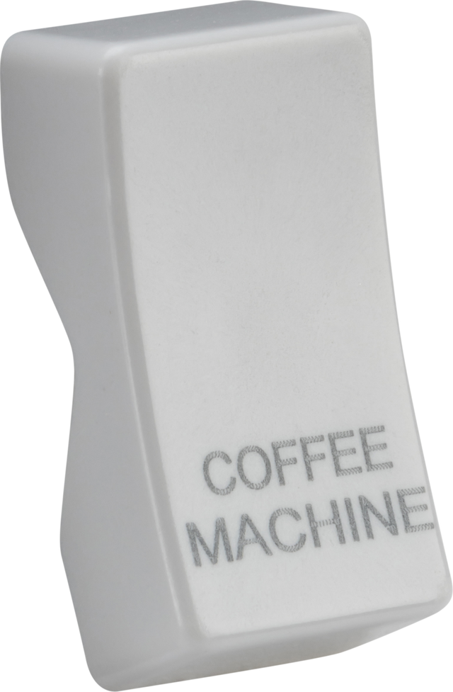 Rocker Cover - Laser Printed COFFEE MACHINE for Curved Edge Switches
