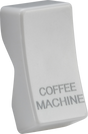 Rocker Cover - Laser Printed COFFEE MACHINE for Curved Edge Switches