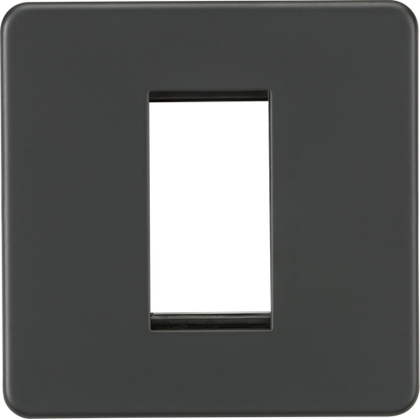 1G Modular Faceplate - Anthracite - Euro Module Compatible