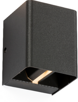 230V IP65 2 x 6W LED Adjustable Up and Down Wall Light - Anthracite