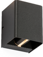 230V IP65 2 x 6W LED Adjustable Up and Down Wall Light - Anthracite