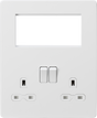 Small Multimedia Combination Plate - Matt White