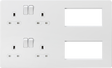 ML Accessories Combination Plate - Matt White with White Insert