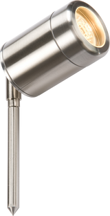 230V IP65 GU10 Spike Light - Stainless Steel Garden Spotlight