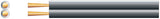 Mercury: 807.058UK, Economy Fig 8 Speaker Cable, 100m, CCA, 15A, 2x42, Black/White