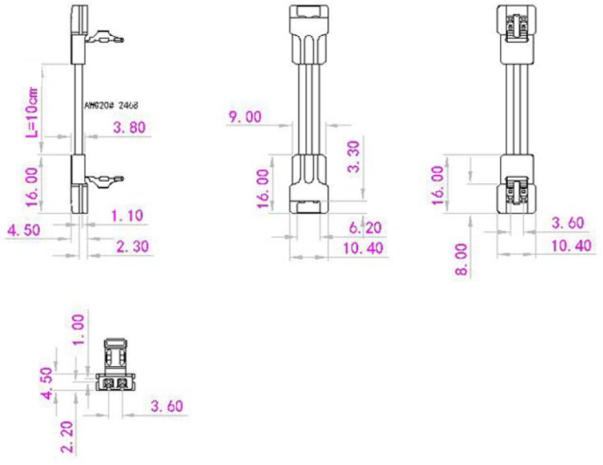 Secondary image of 12V / 24V LED Flex Strip to Strip Connector
