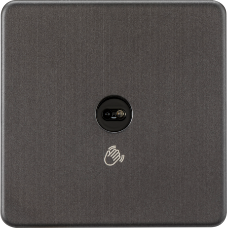 230V 1G Touchless Switch - Smoked Bronze