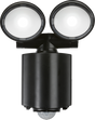 230V IP55 Twin Spot LED Security Light - Black