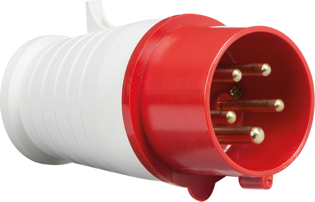 415V IP44 16A Industrial Plug 3P+N+E