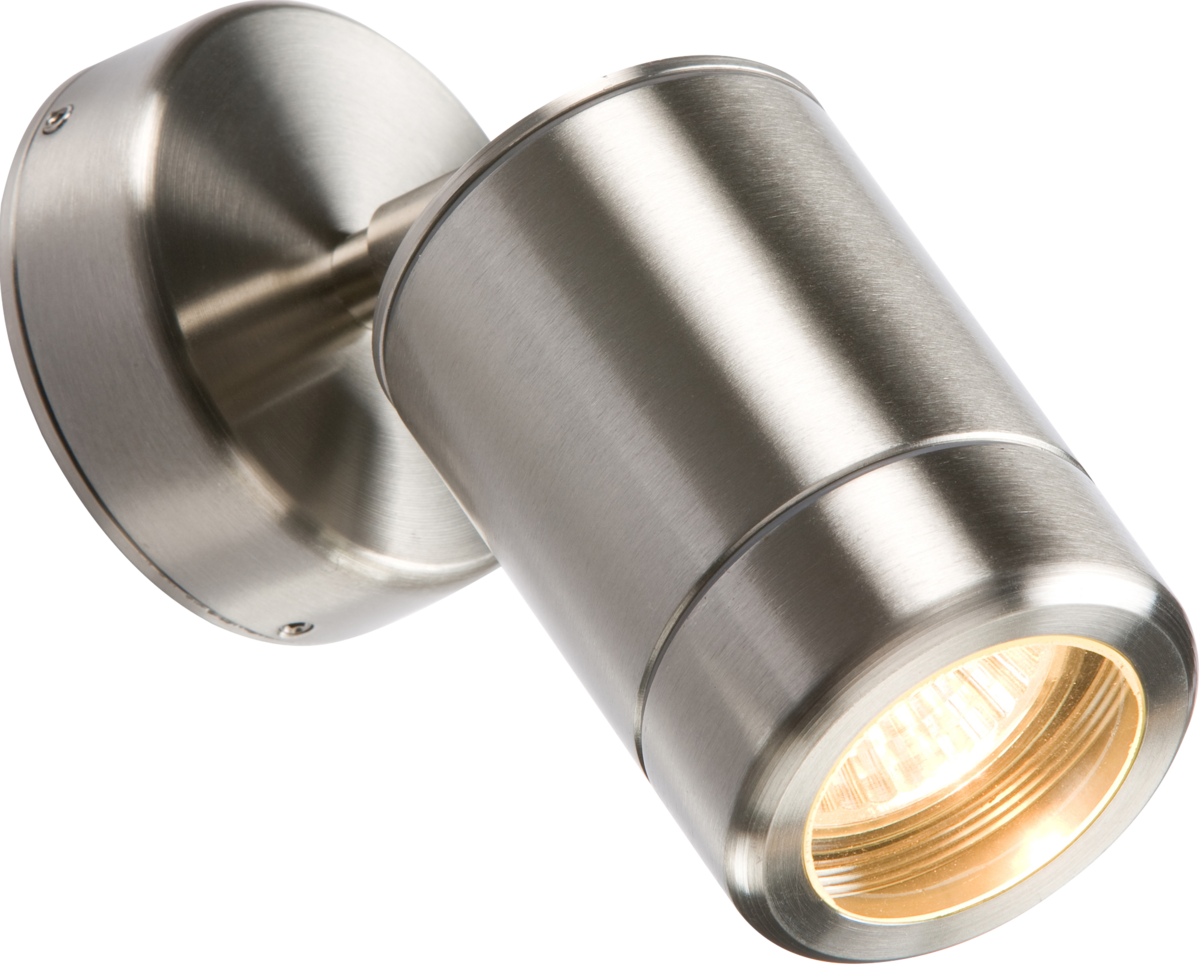 230V IP65 GU10 35W Adjustable Stainless Steel Wall Light